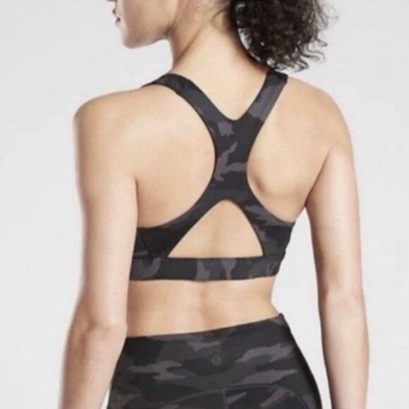 ATHLETA Ultimate Sports Bra Black Camo SIZE M - Picture 7 of 7